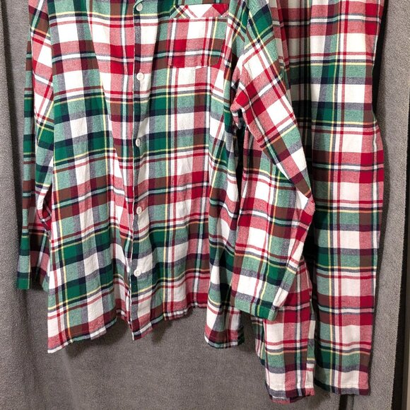 New! Men's Plaid PJ's 3XB - Picture 3 of 3